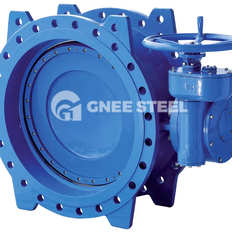 Vanne papillon décalée