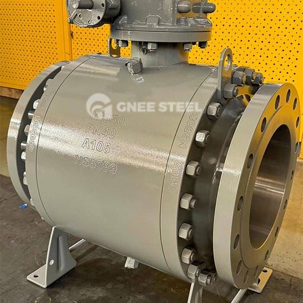 API 6D 3 Pieces Trunnion Mounted Ball Valve factory